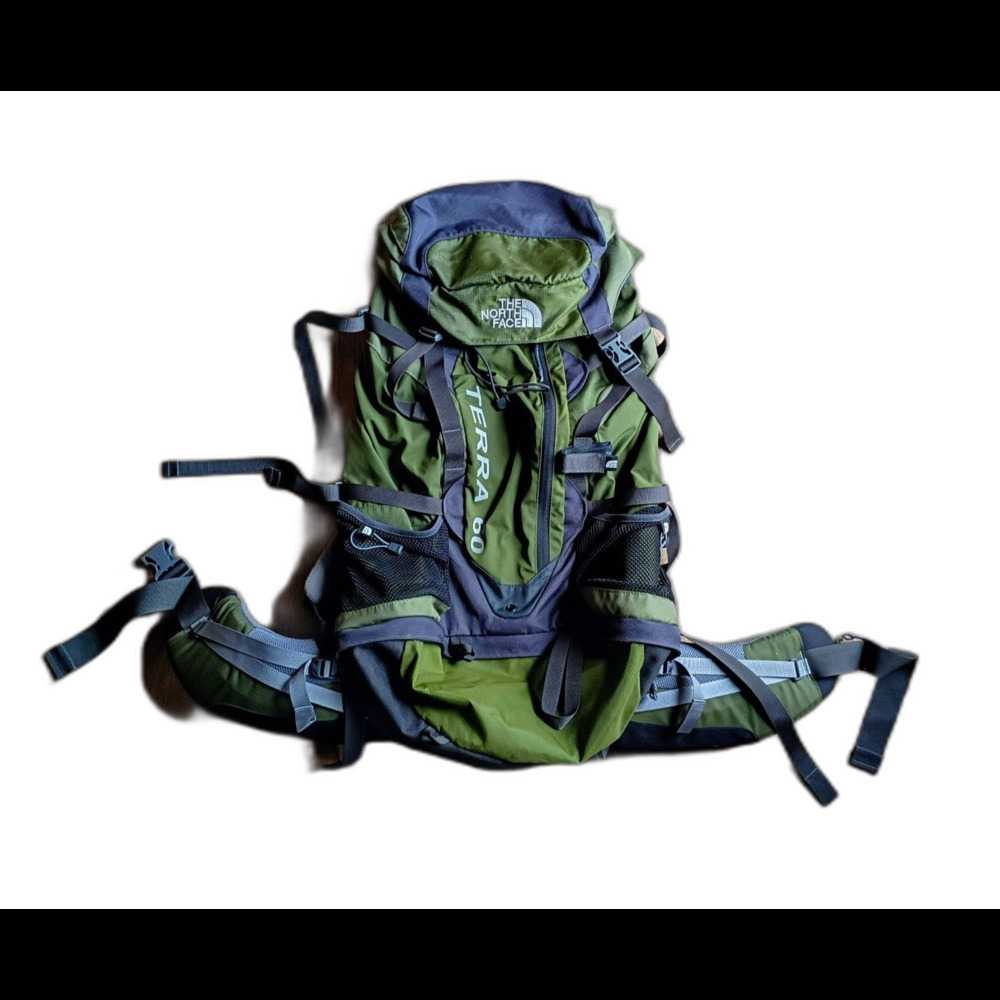 The North Face Terra 60L Hiking Backpack Green